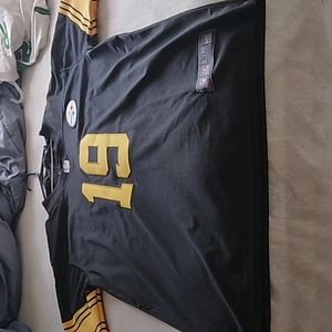 NFL Smith-Schuster Black and Yellow Jersey XL